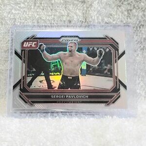 5/$20 Mint 2023 Panini Prizm Serge Pavlovich Rainbow Prizm UFC Card 71!!